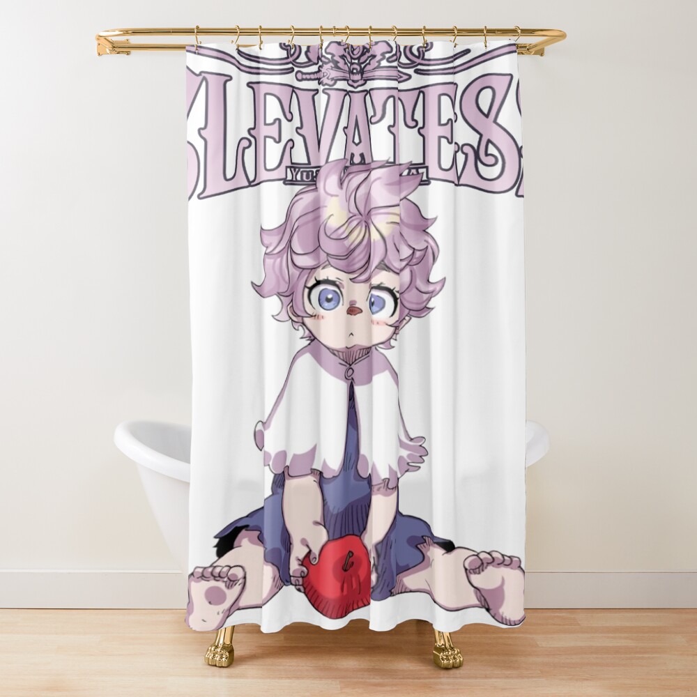 Clevatess Cute Baby Girl Shower Curtain